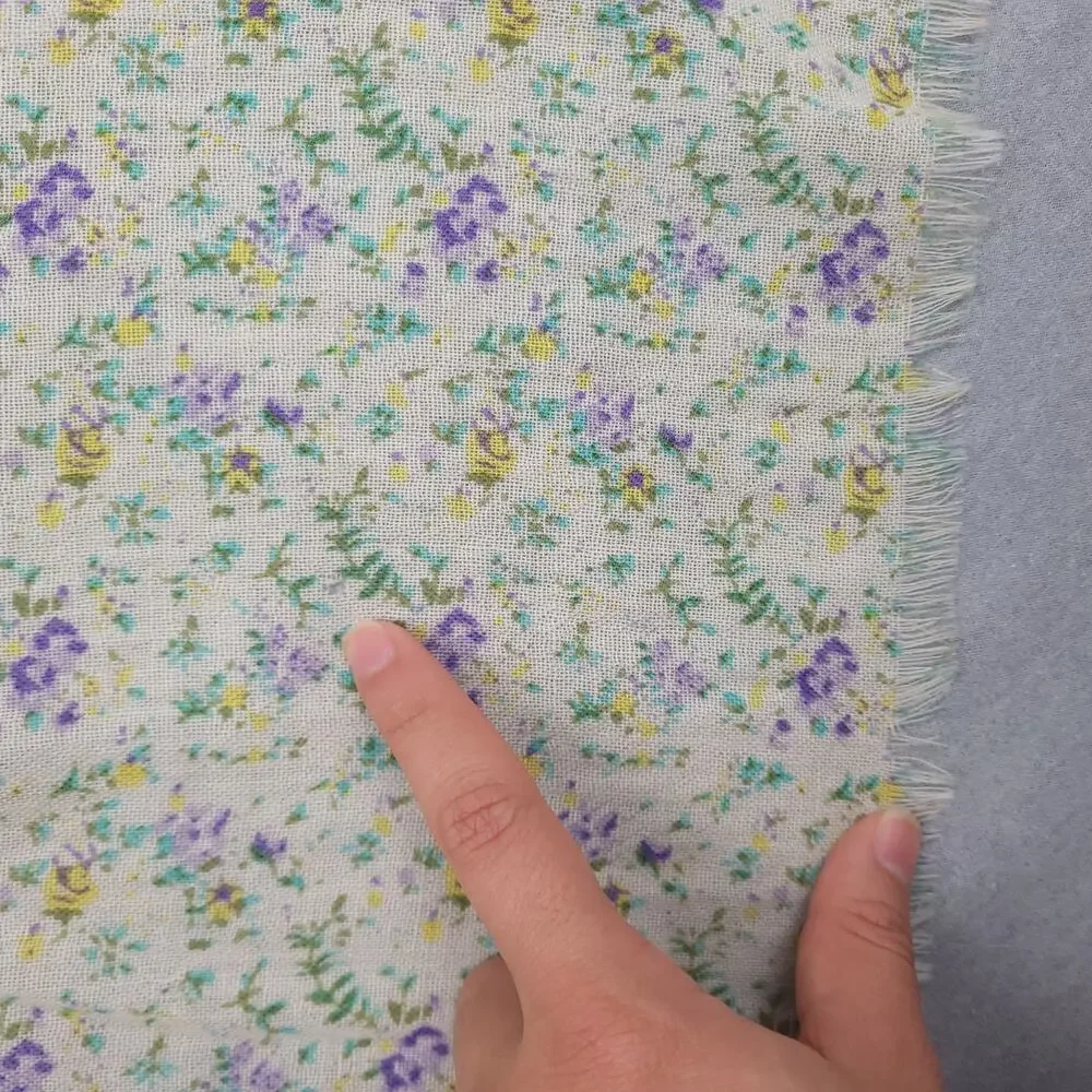 Vintage Lulla Collection By Bindya Silk & Wool Floral Scarf Blanket 72